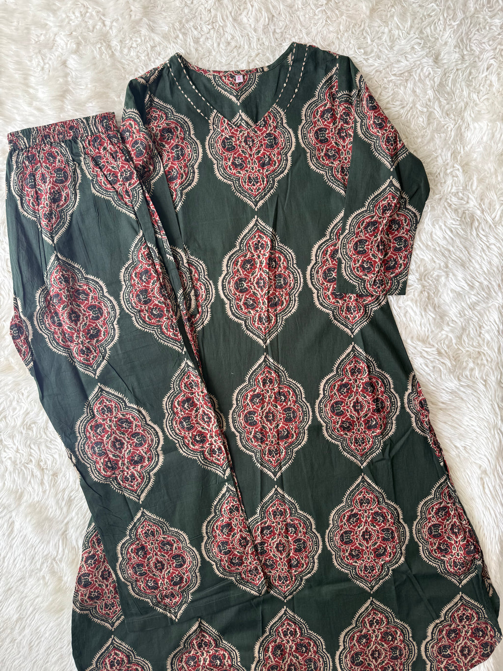Premium Cotton Kurti Pant Set
