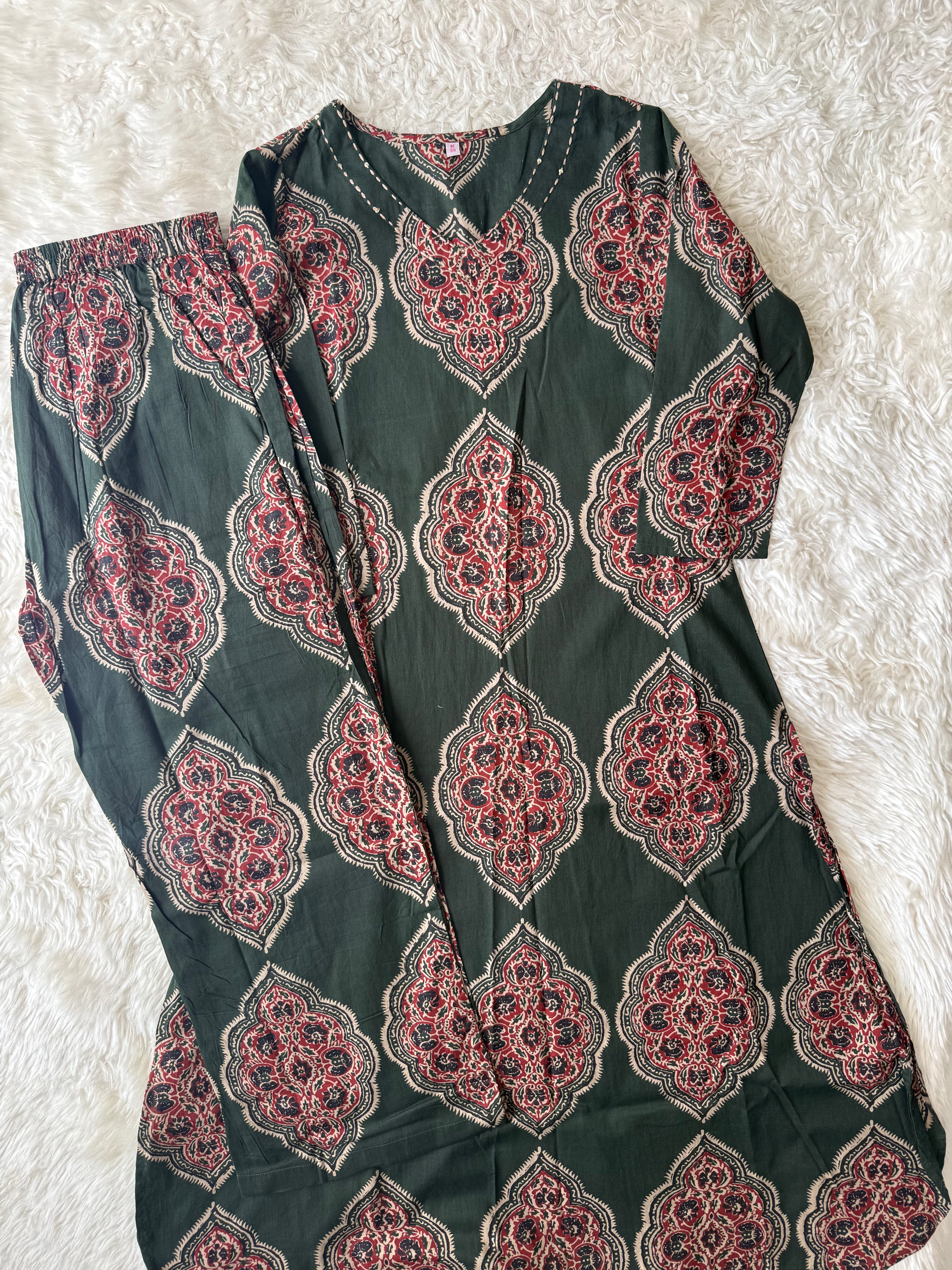 Premium Cotton Kurti Pant Set