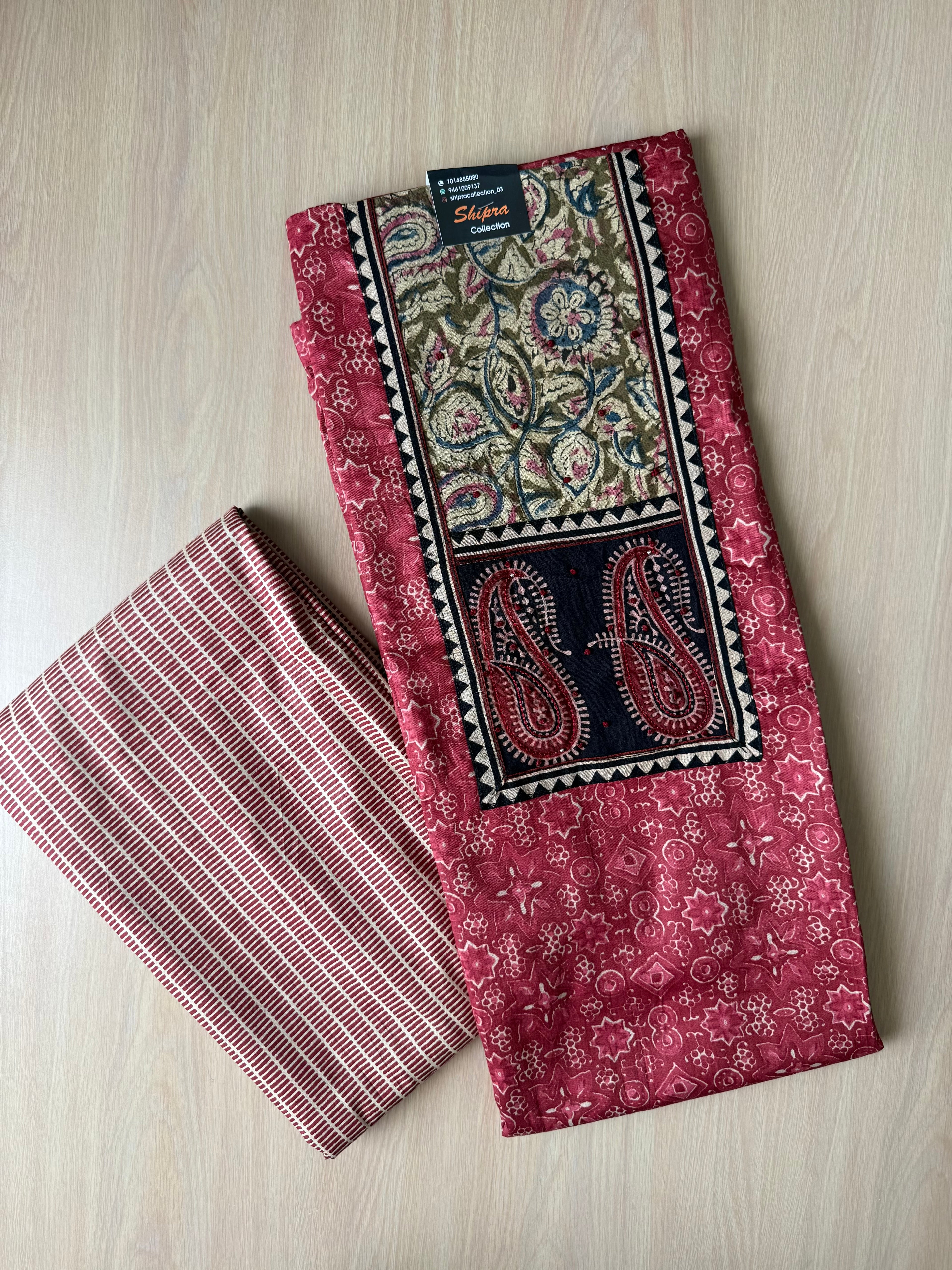 Premium Cotton Unstitched Set