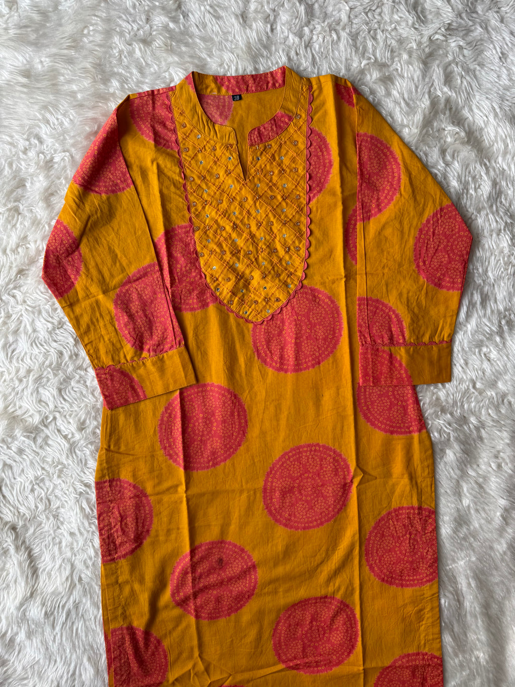 Premium Cotton Bandhani Set