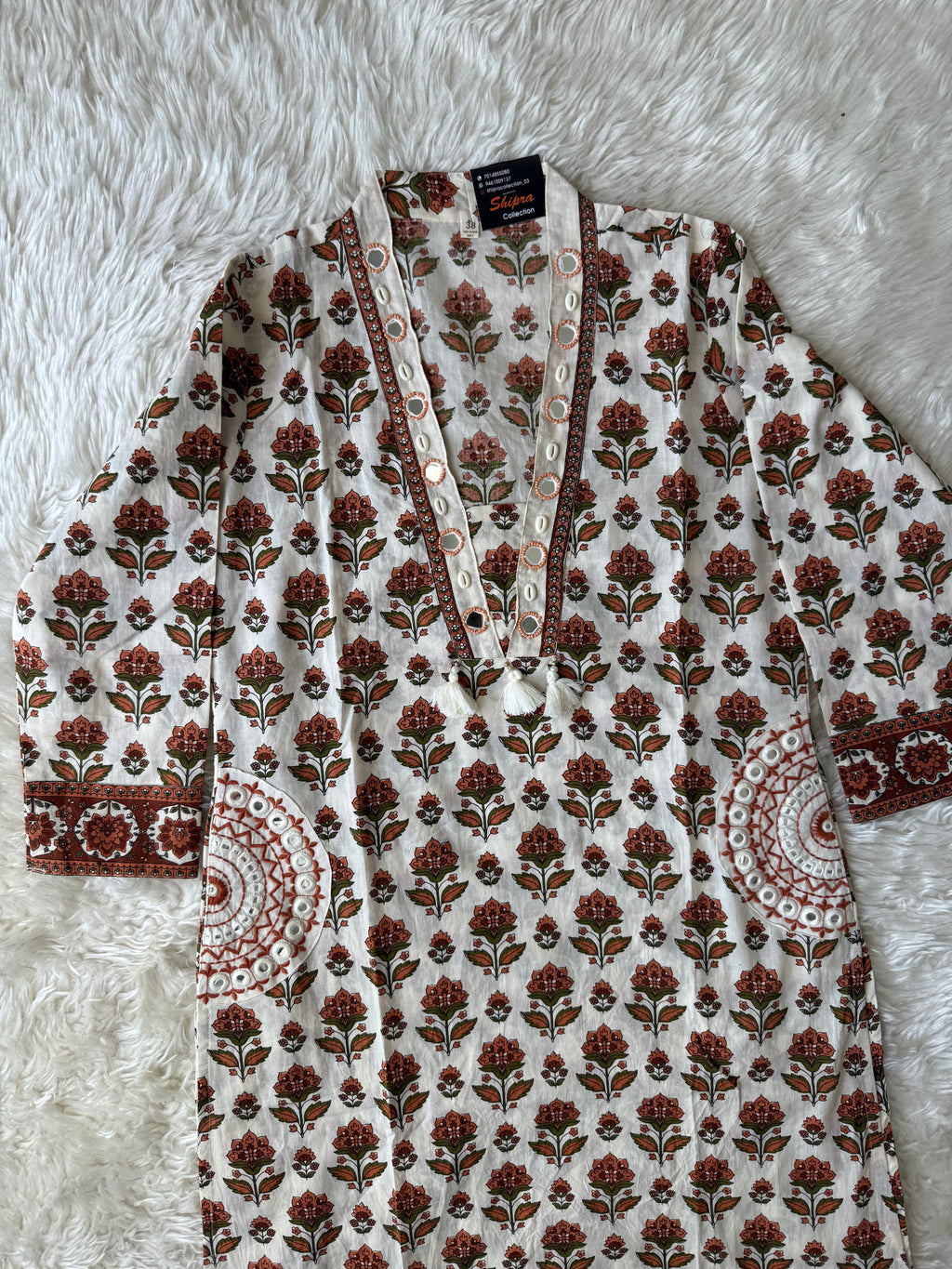 Premium Cotton Pocket Details Set