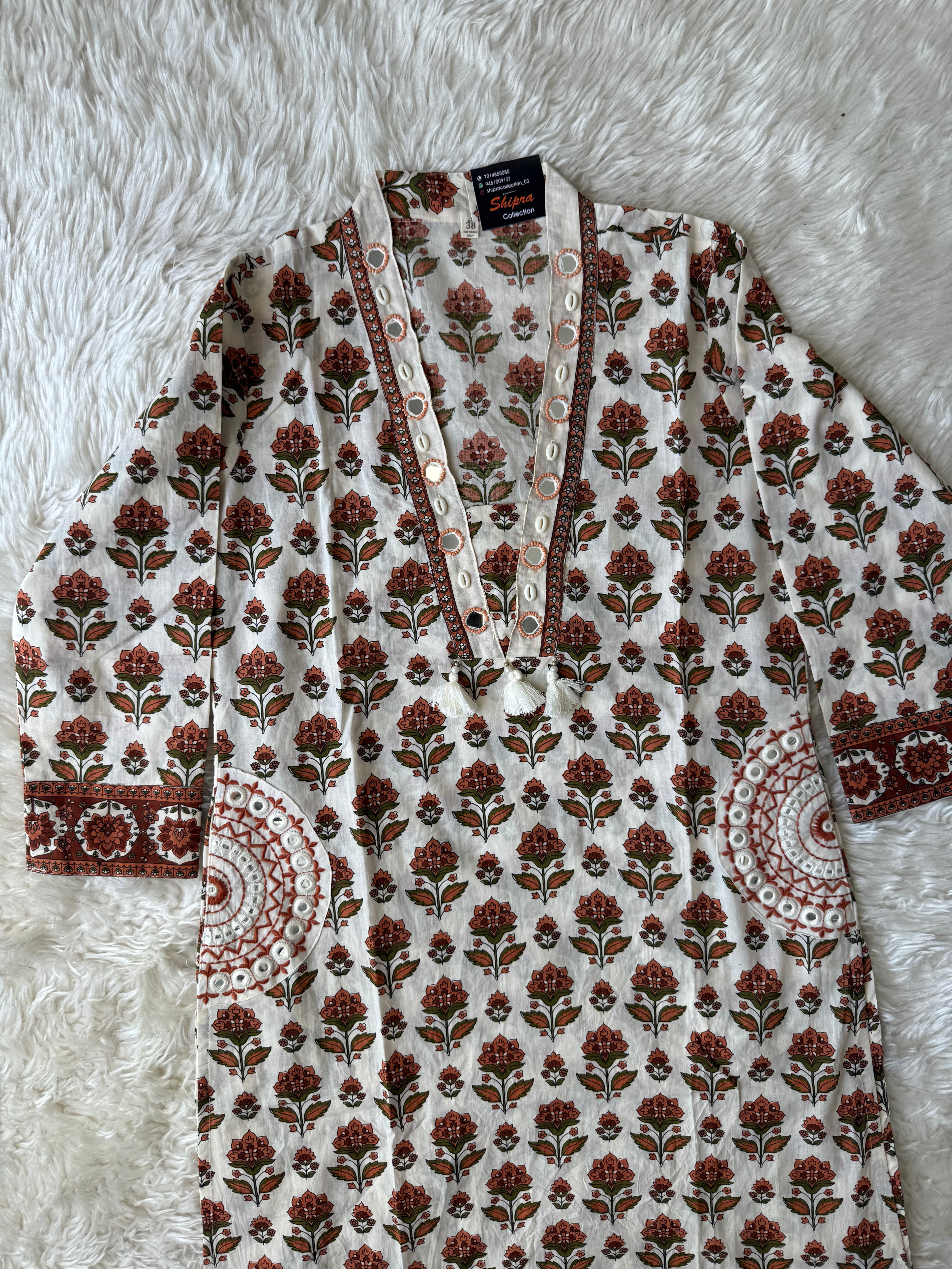 Premium Cotton Pocket Details Set