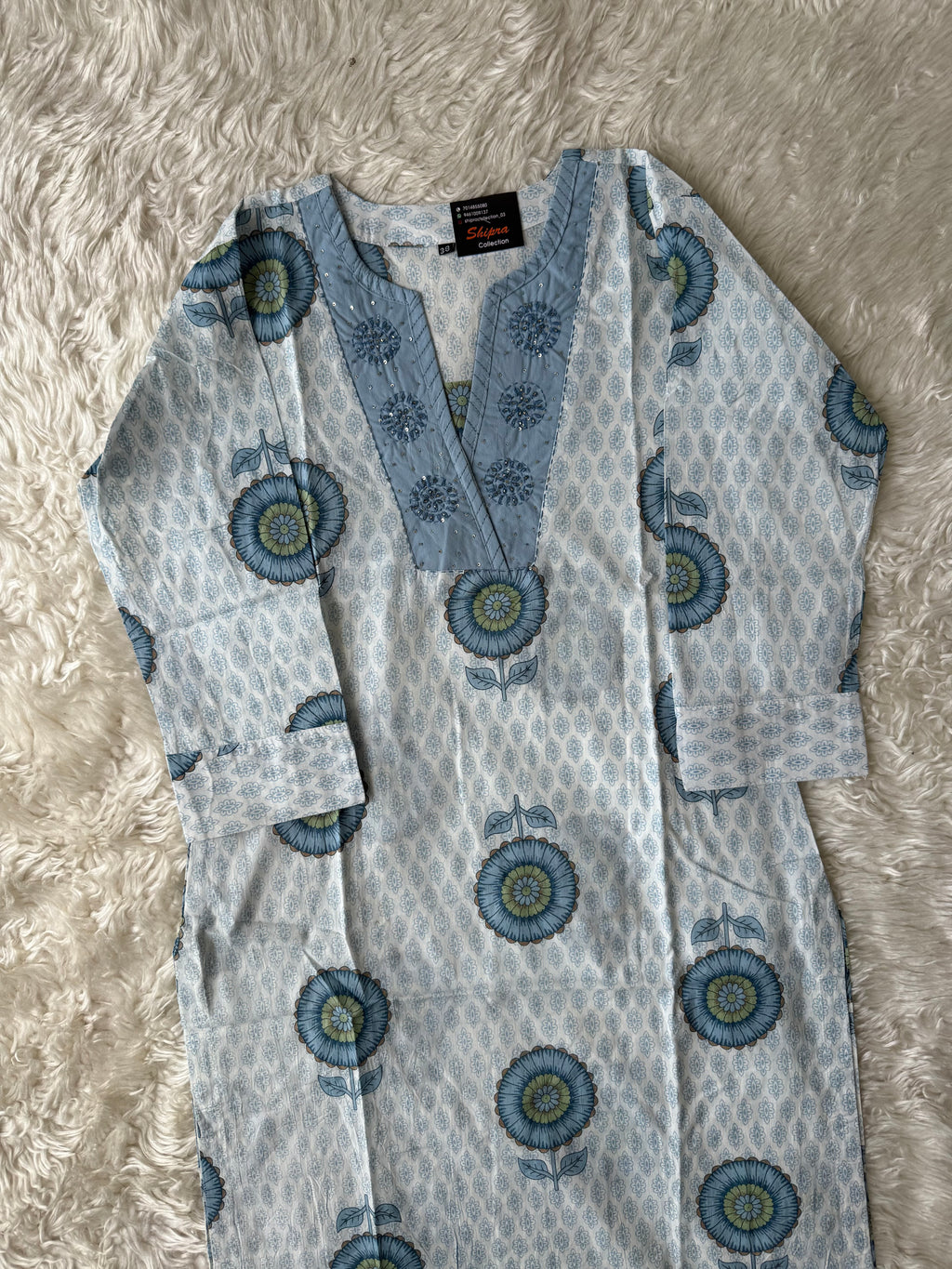 Premium Cotton Kurti Pant Dupatta Set