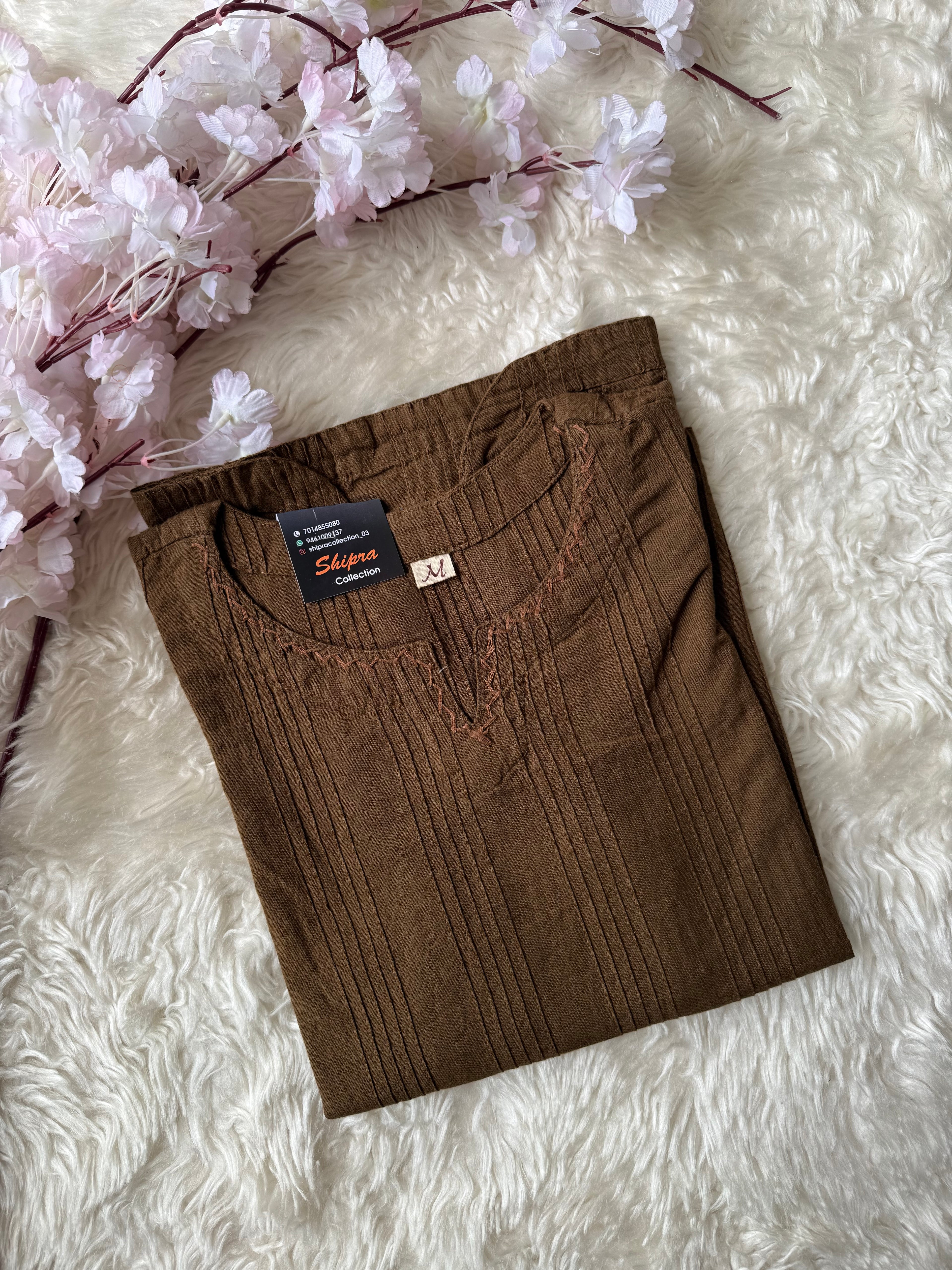 Khadi Cotton Short Kurti