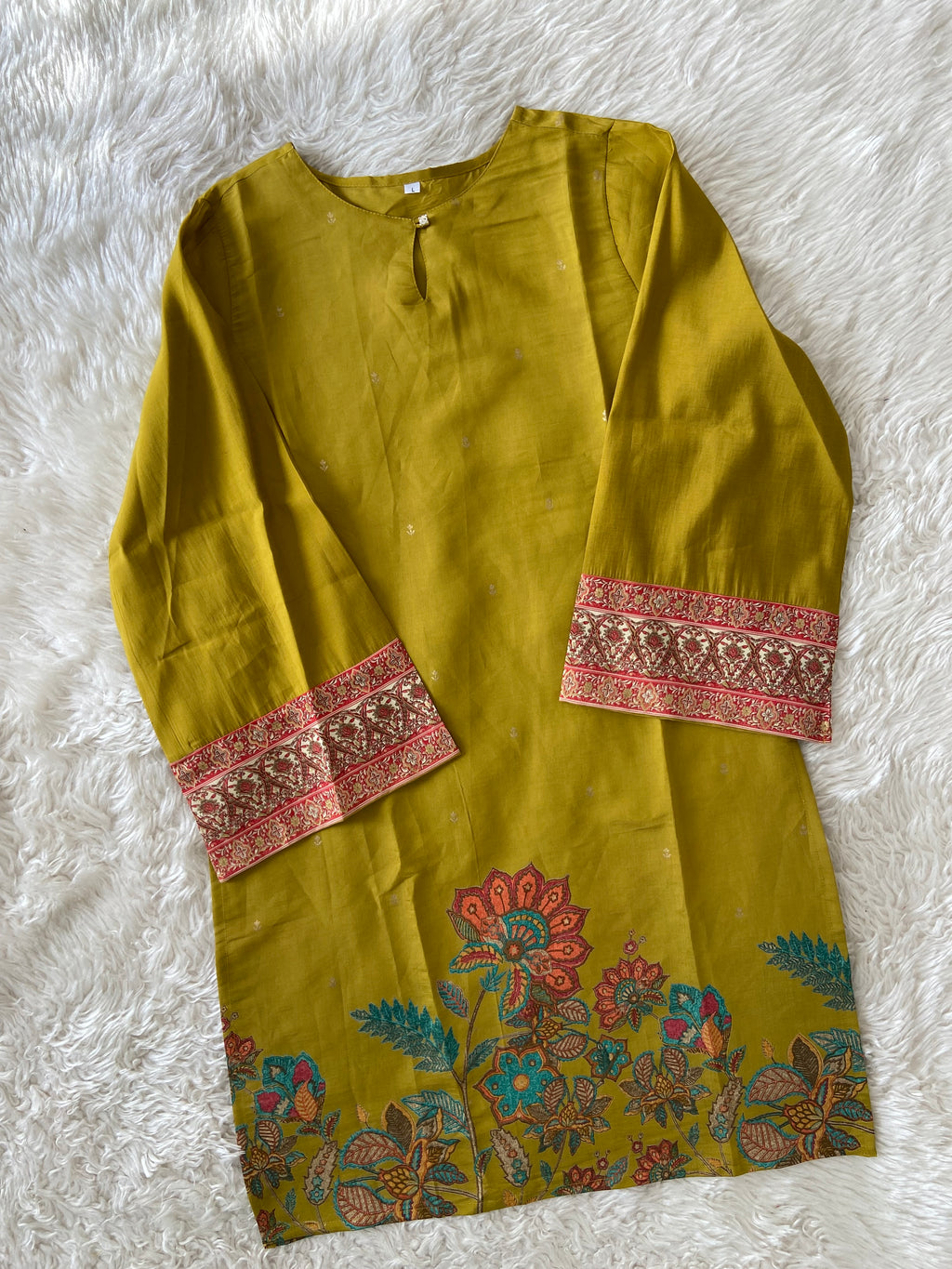 Pure Muslin Silk Kurti PlazoDupatta Set