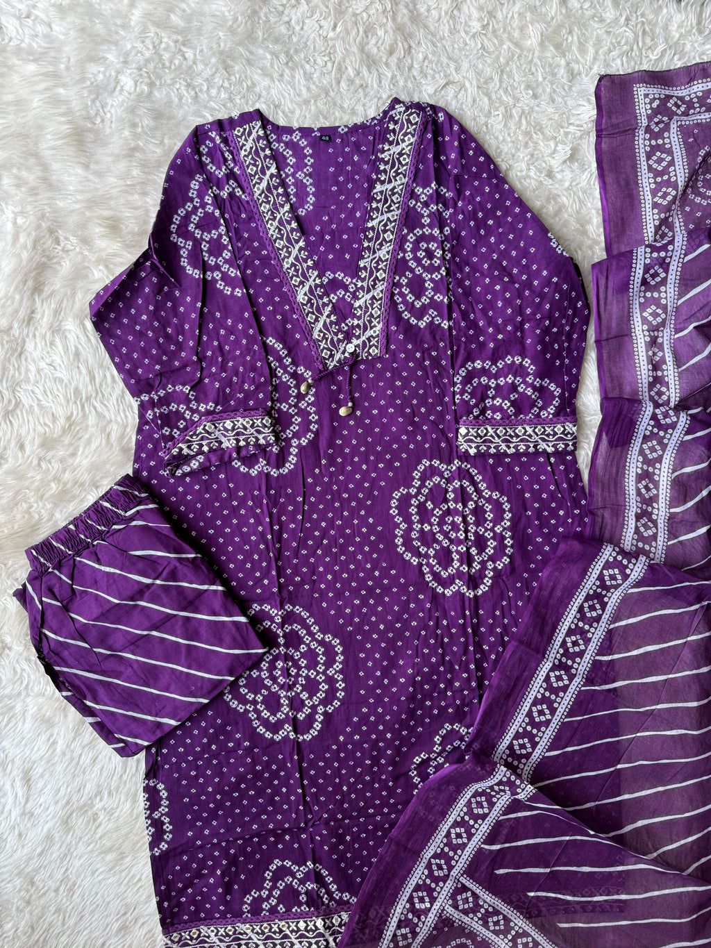 Budget Friendly Kurti Pant Dupatta Set