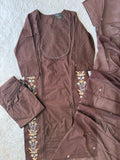 Pure Cotton Kurti Plazo Dupatta Set