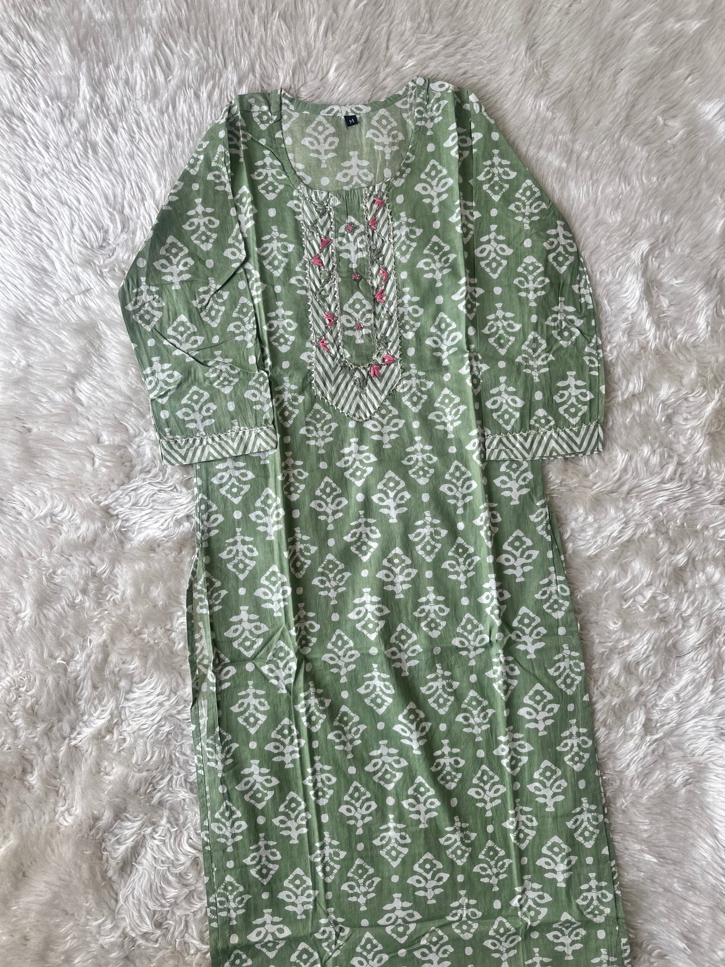 Cotton Kurti Pant Set