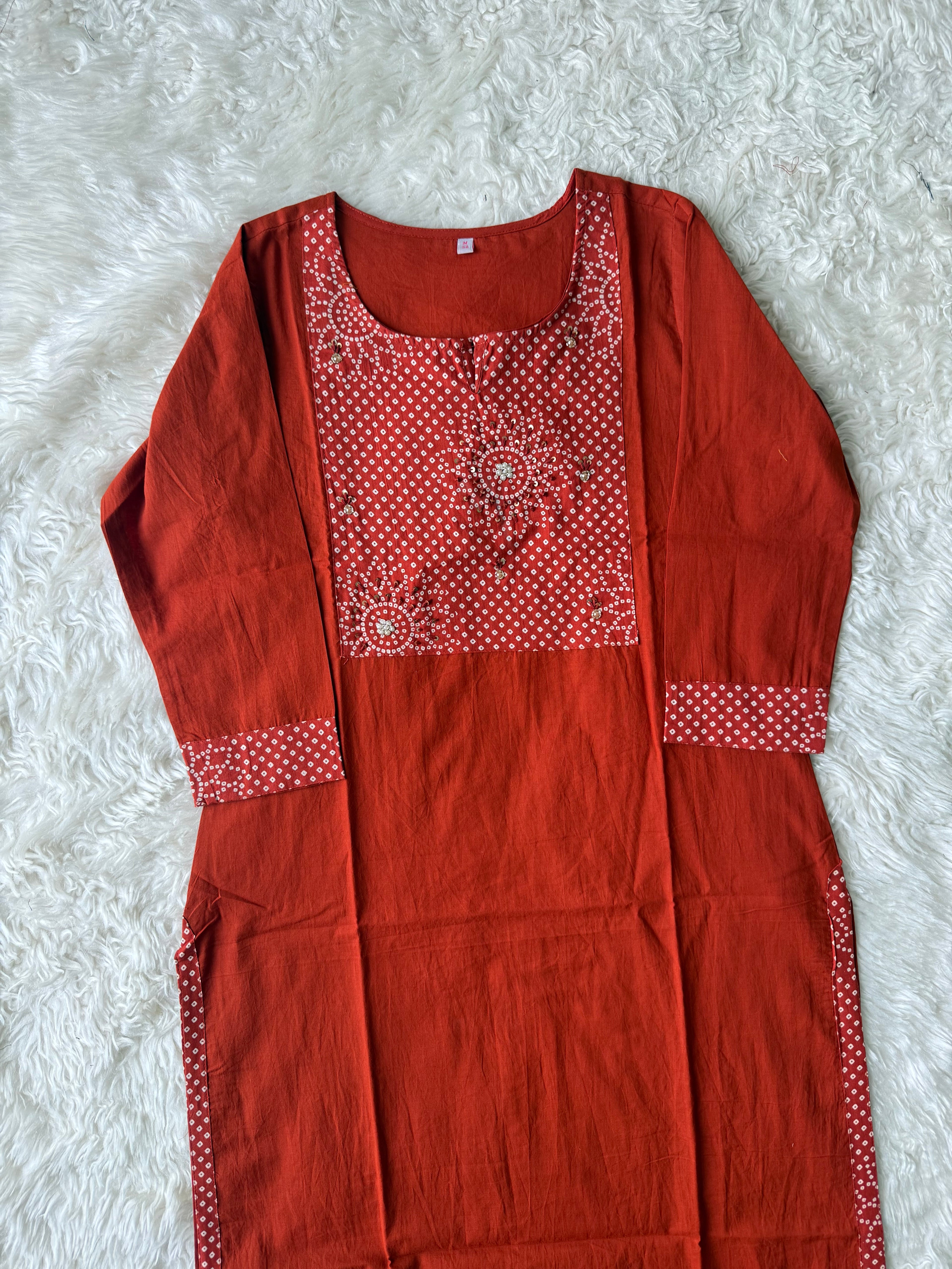 Premium Cotton Kurti Pant Dupatta Set