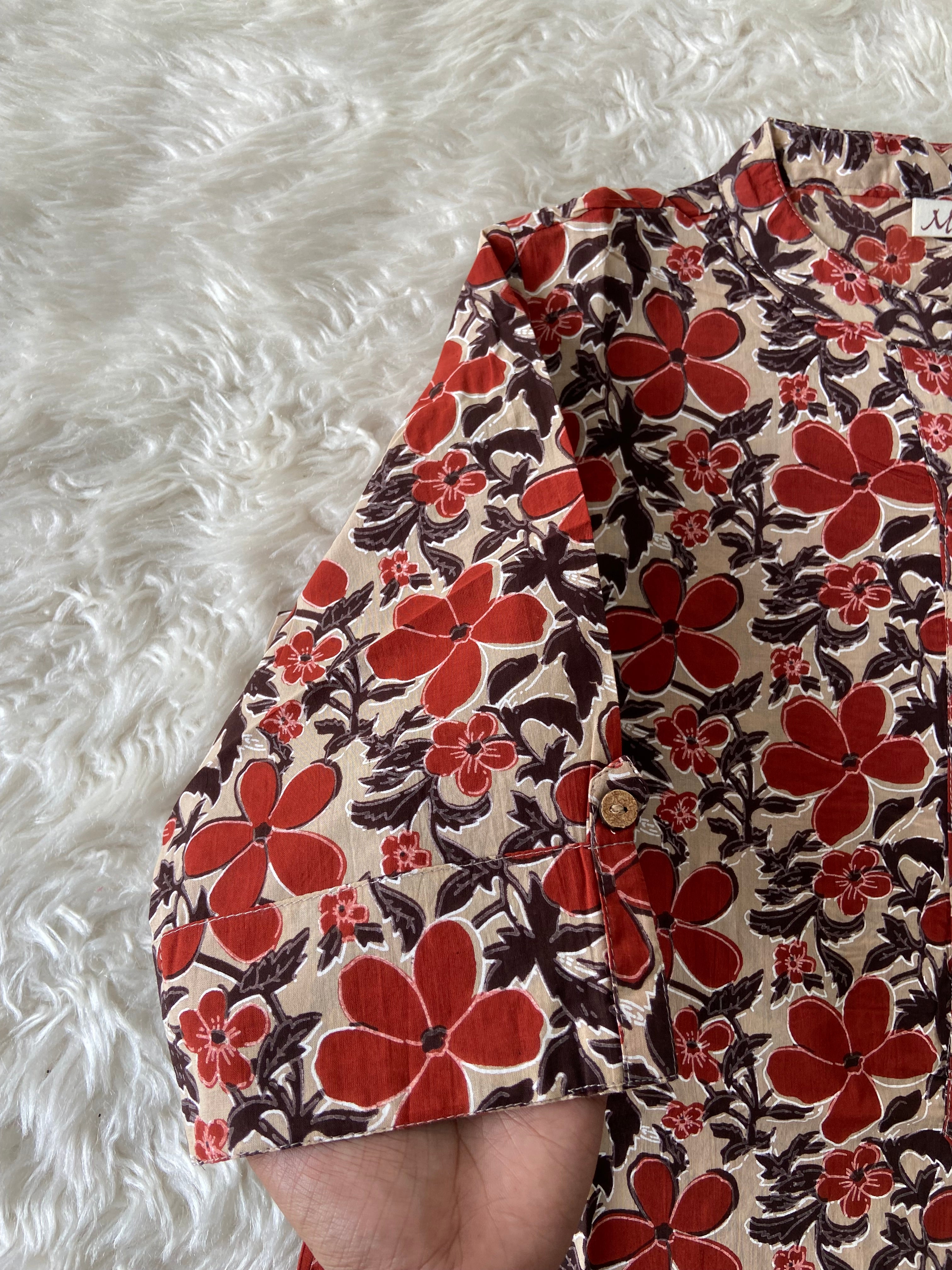 Premium Cotton Elbow Sleeves Kurti