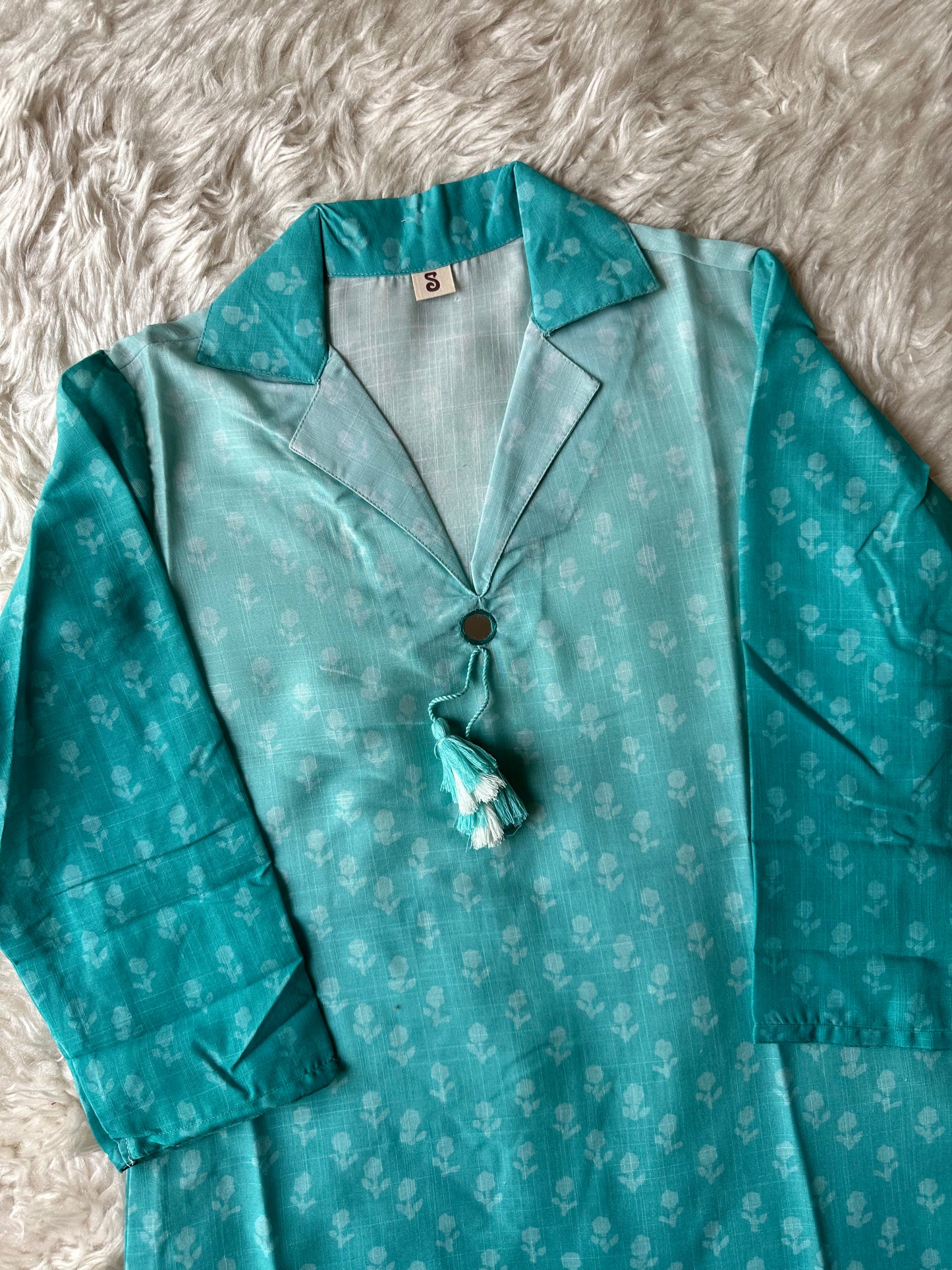 Viscose V- Neck Kurti