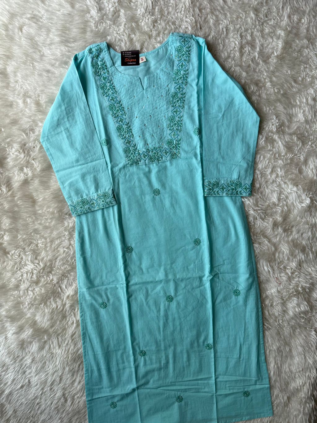 Premium Cotton Kurti Pant Dupatta Set