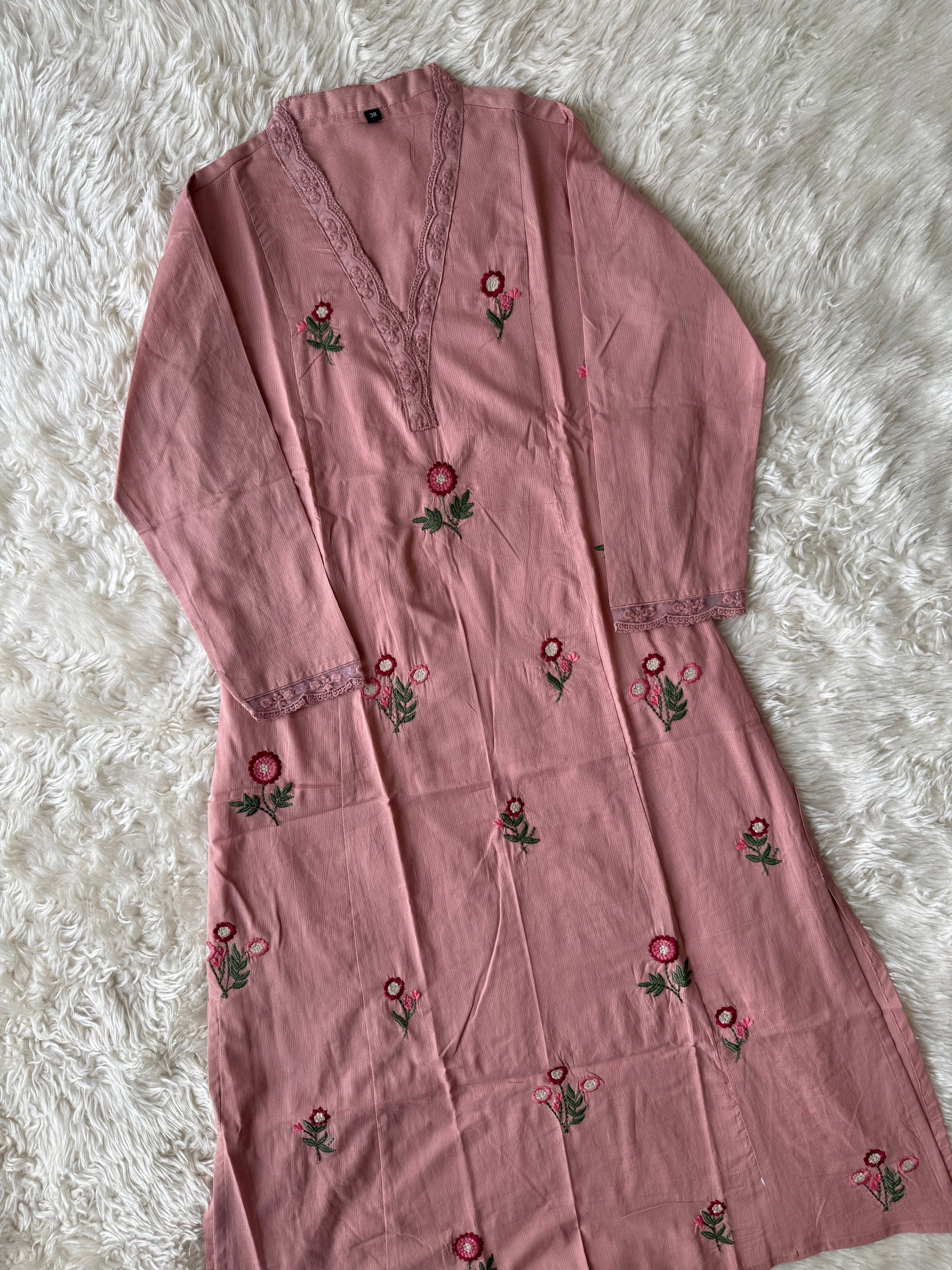 Premium Cotton Kurti Pant Dupatta Set