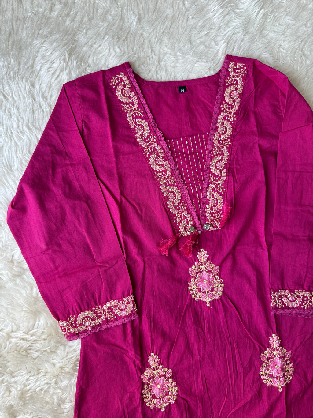 Budget Friendly Kurti Pant Dupatta Set