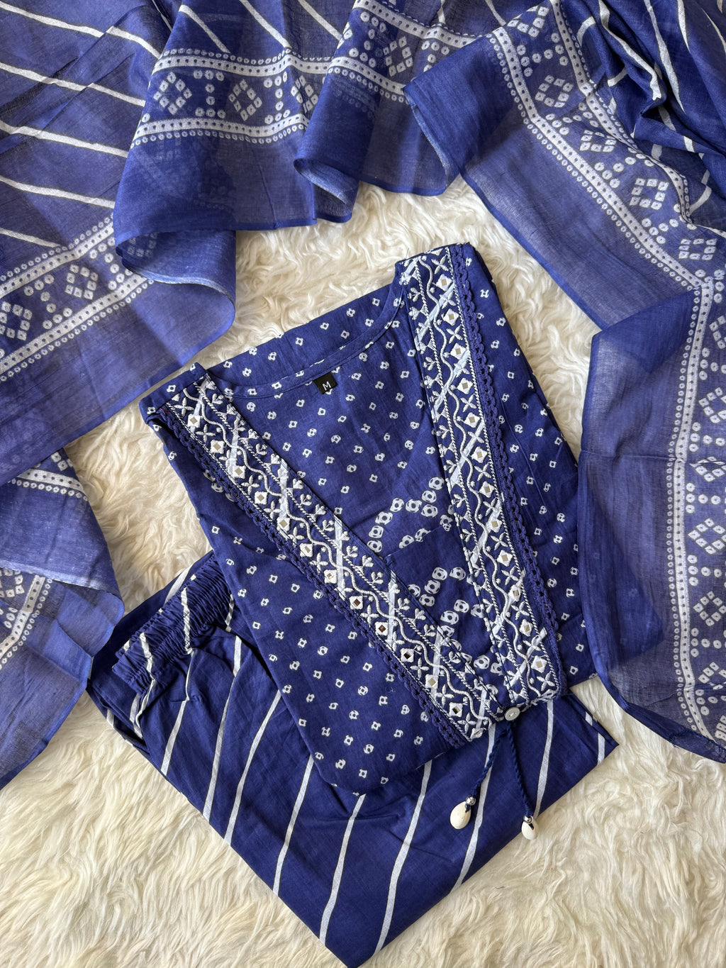 Budget Friendly Kurti Pant Dupatta Set