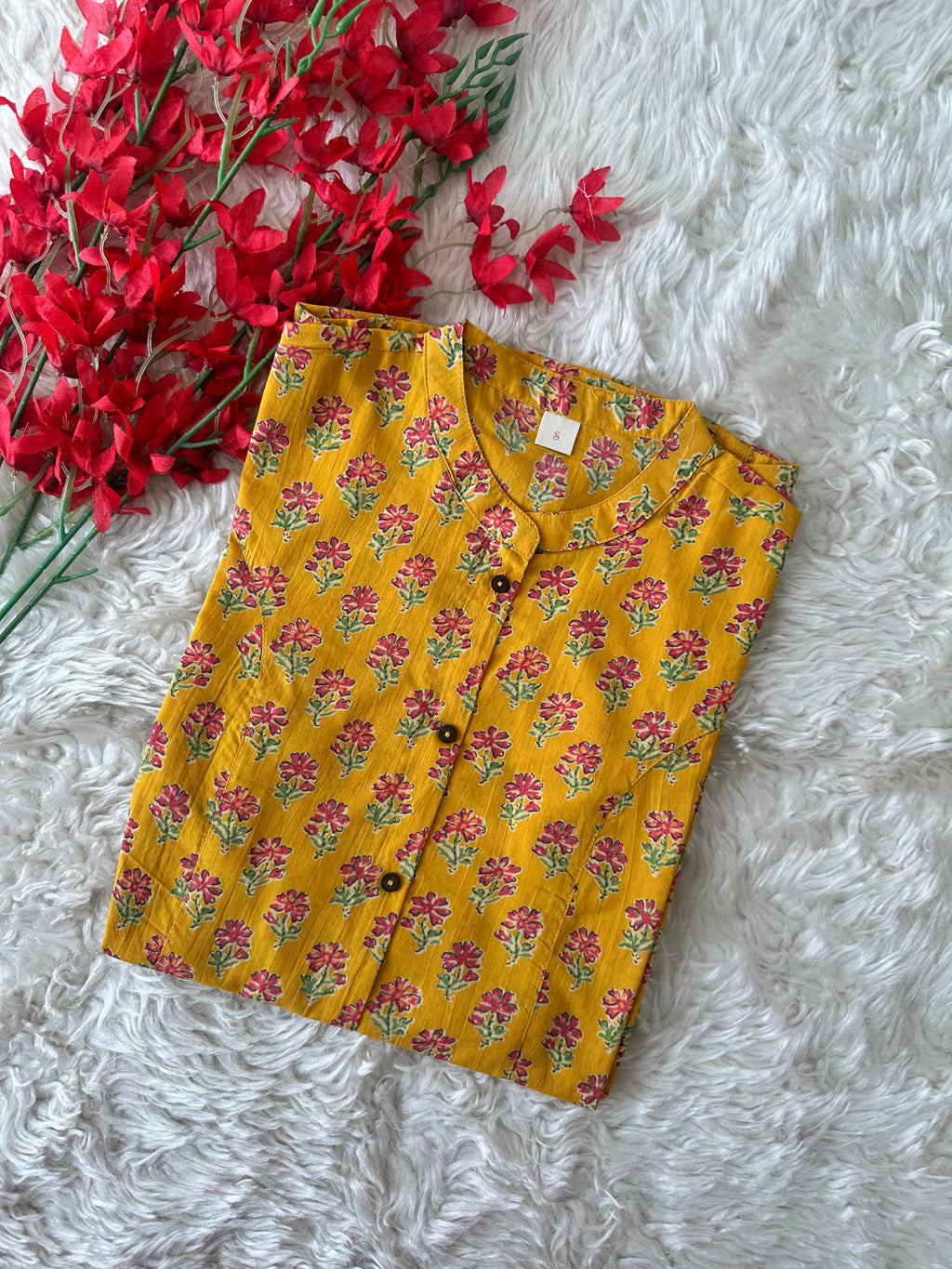 Premium Cotton Short Kurti