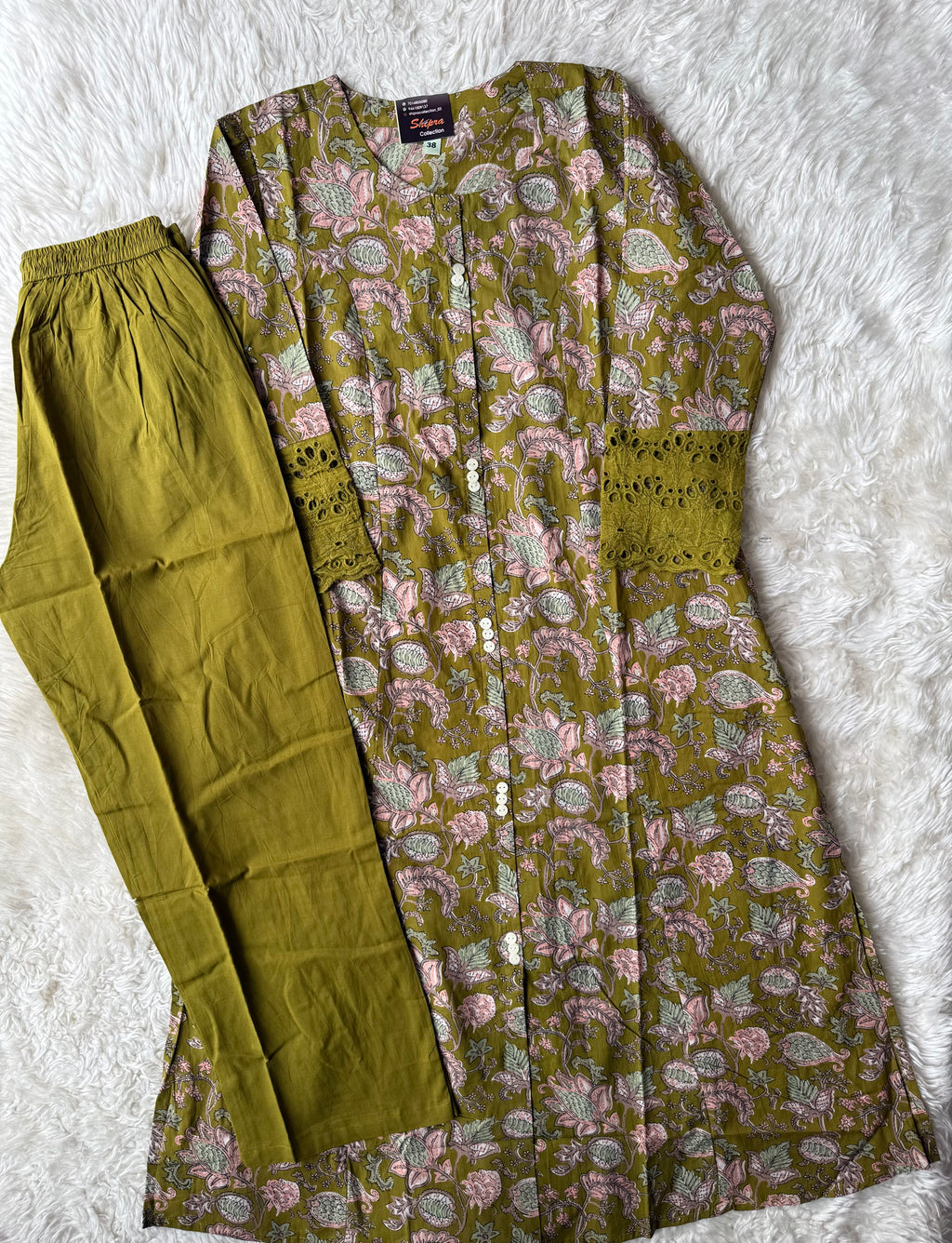 Pure Cotton Kurti Pant Set