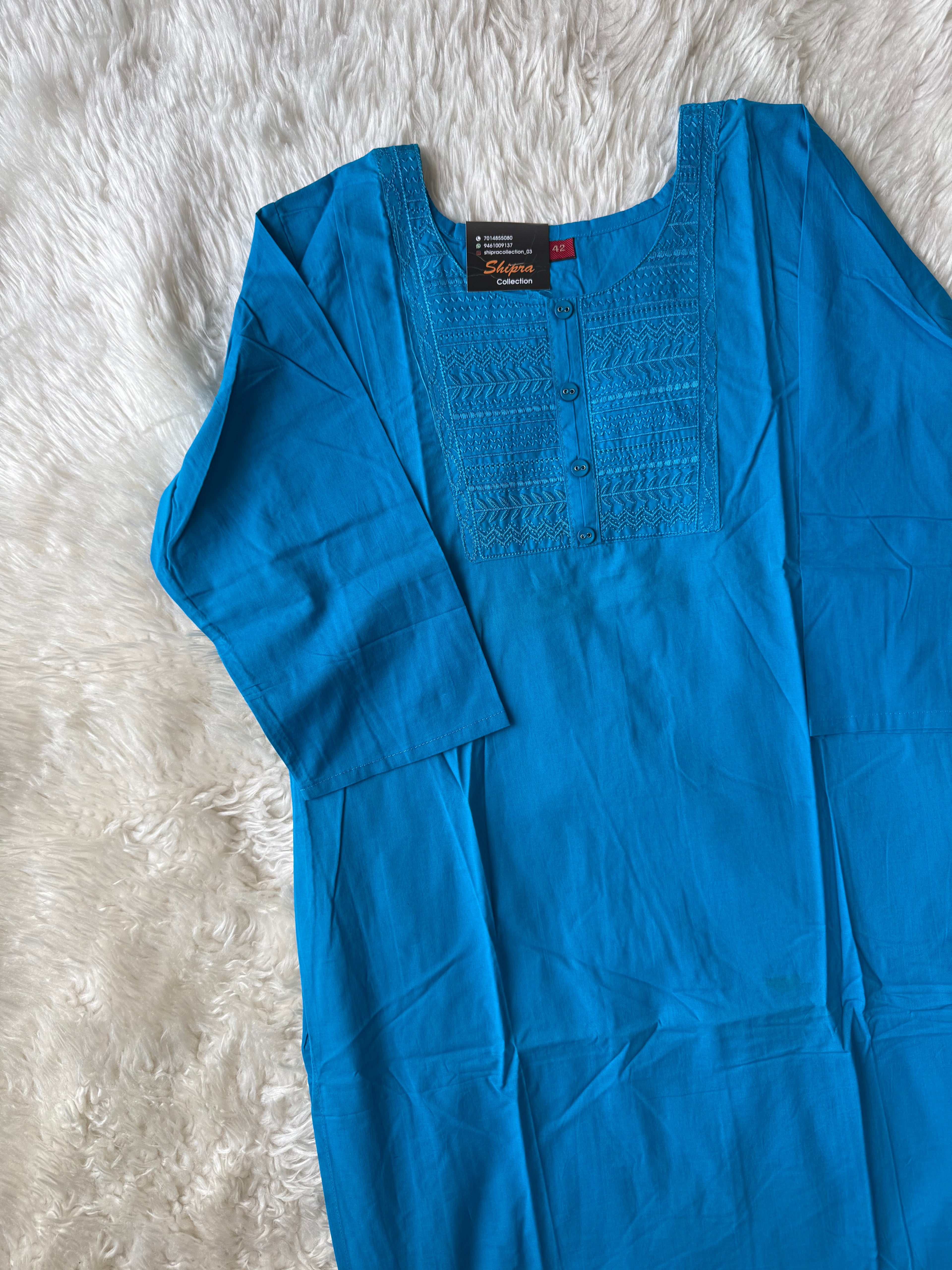 Pure Cotton Short Kurti