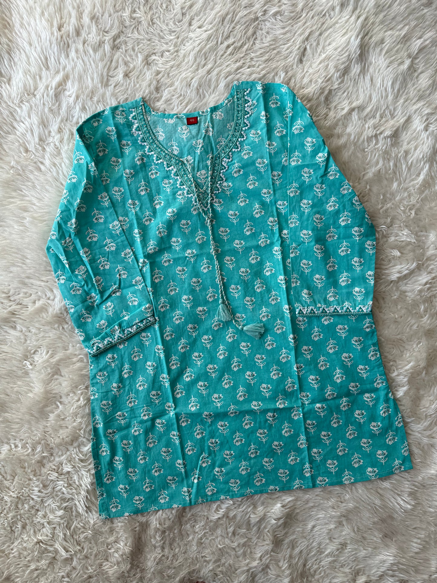 Pure Cotton Short Kurti