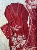Budget Friendly Kurti Pant Dupatta Set