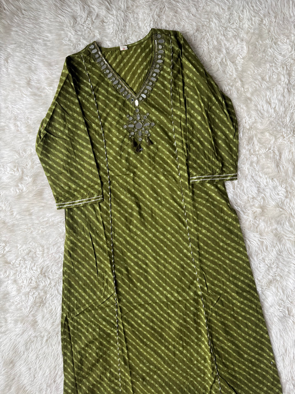 Premium Cotton Lehariya Set