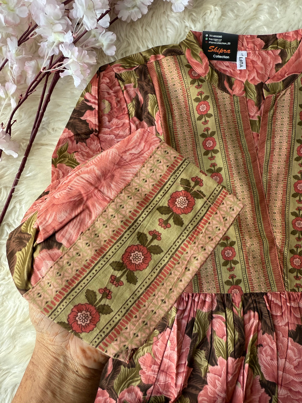Premium Cotton Peplum Kurti
