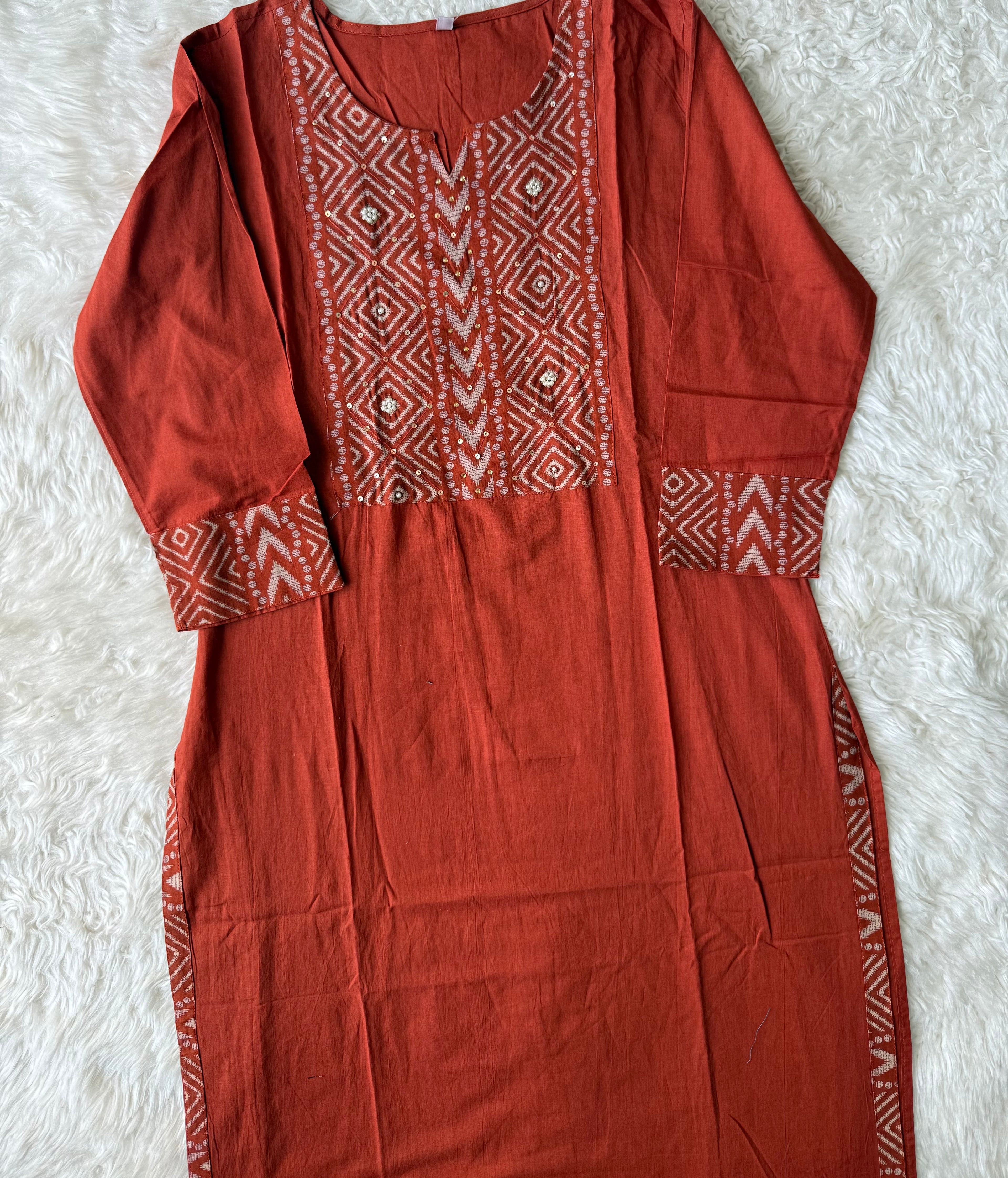Premium Cotton Kurti Pant Dupatta Set