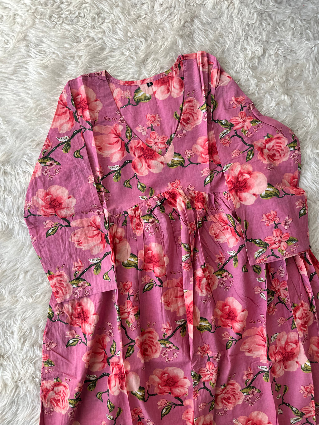 Premium Cotton Alia Pattern Short Kurti