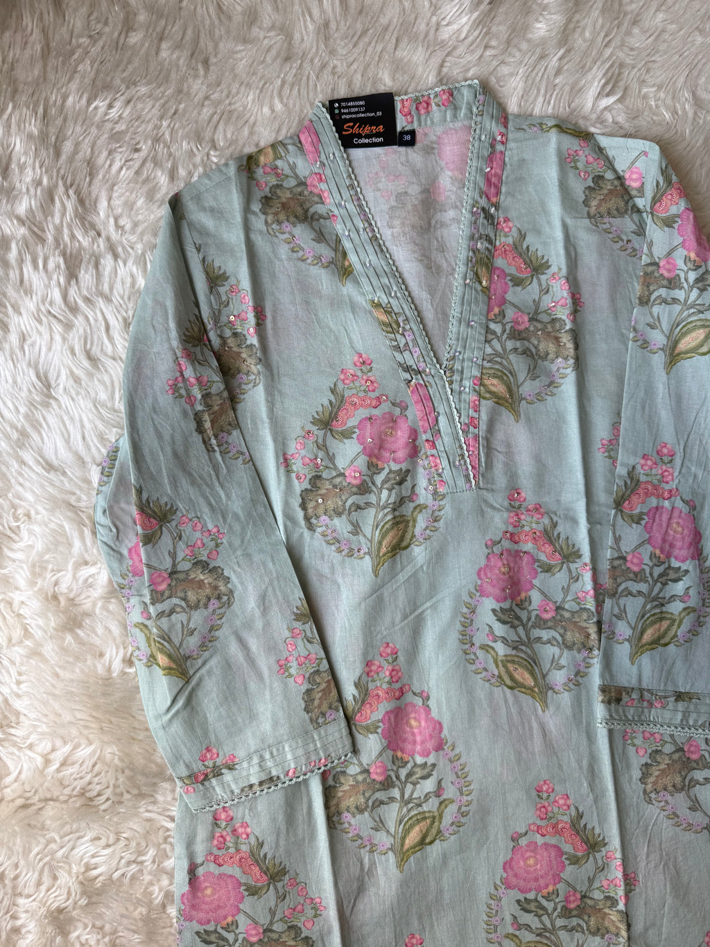 Premium Cotton Kurti Pant Dupatta Set