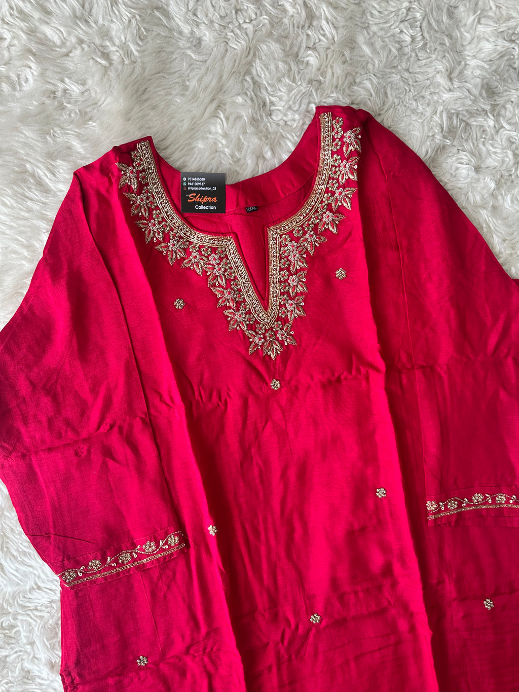 Dola Silk Kurti Pant Dupatta Set
