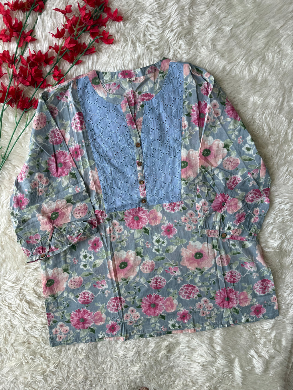 “Plus Size” Premium Cotton Short Kurti