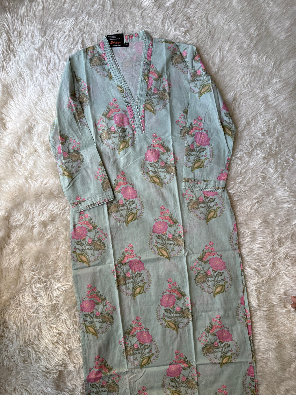 Premium Cotton Kurti Pant Dupatta Set