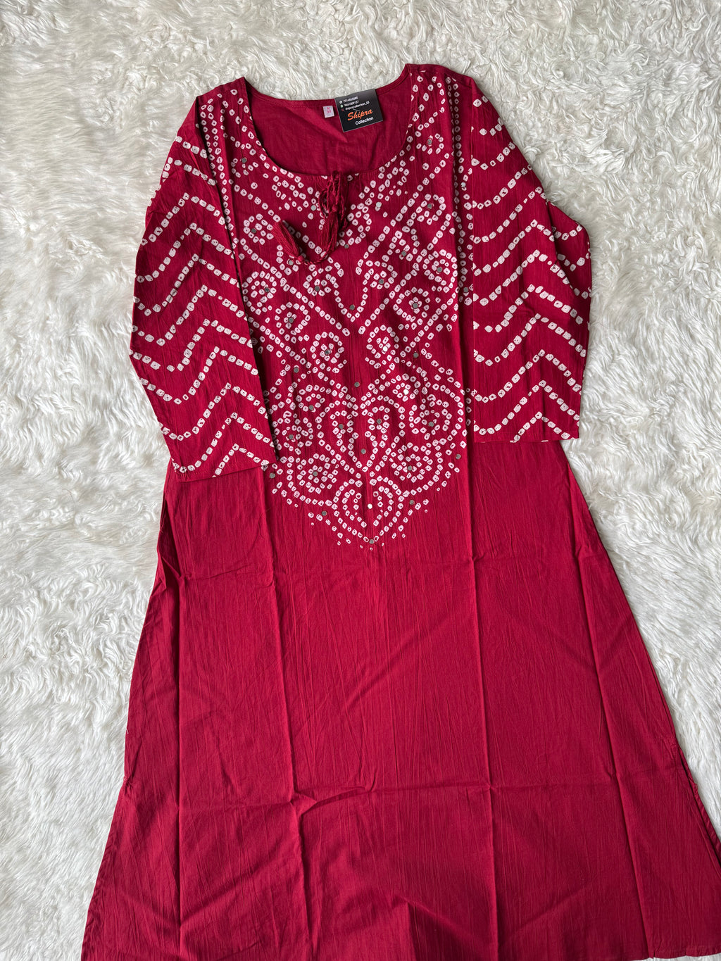 Premium Cotton Bandhani Set