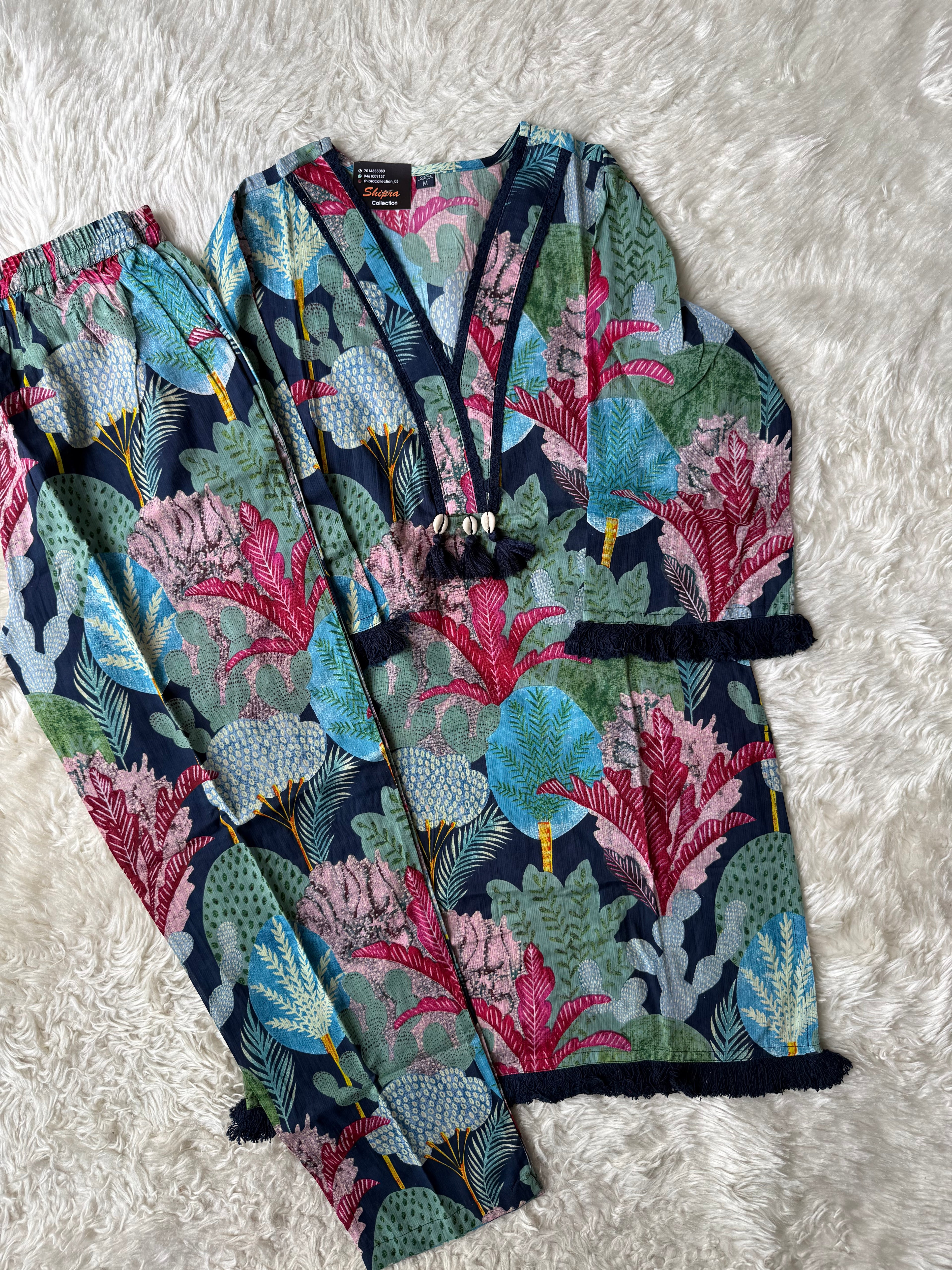 Pure Cotton  Co-ord Set