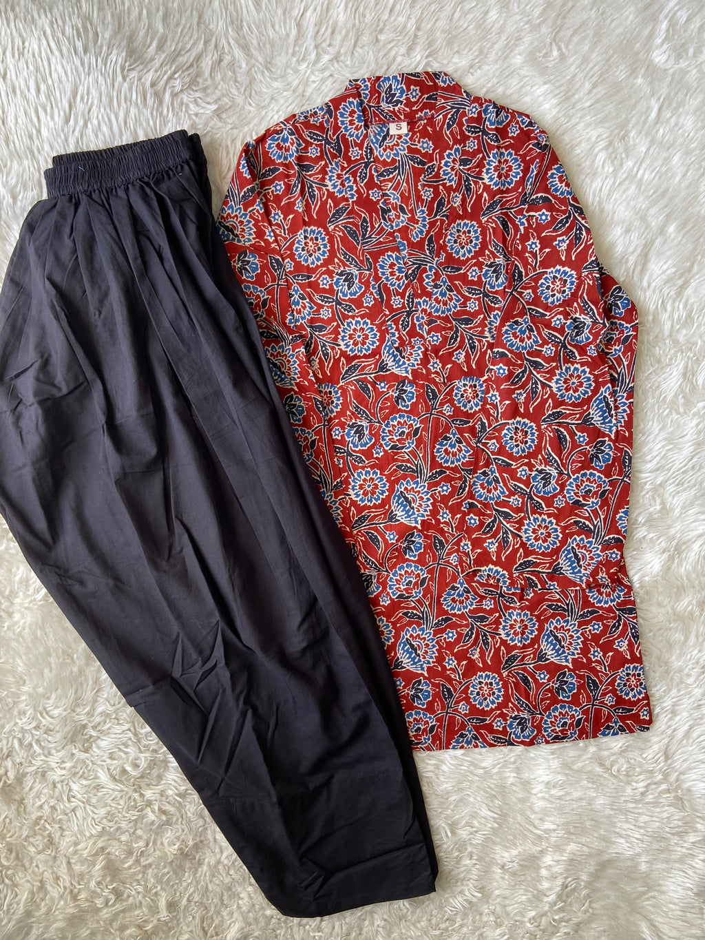 Premium Cotton Kurti Farshi Salwar Set
