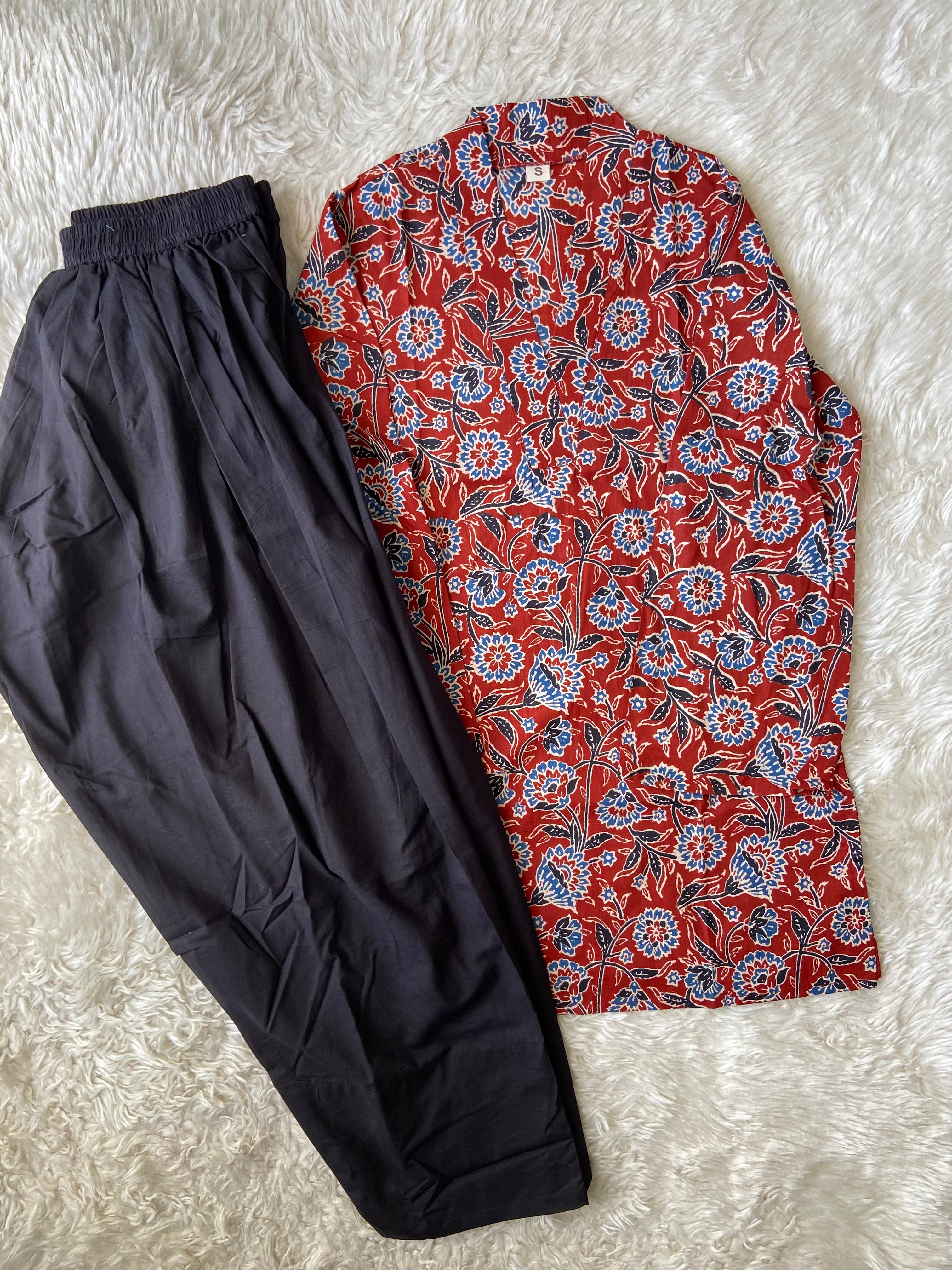 Premium Cotton Kurti Farshi Salwar Set