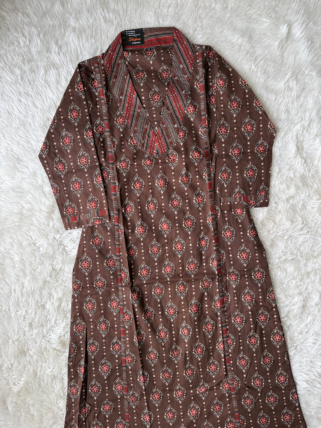 Premium Cotton Kurti Pant Dupatta Set