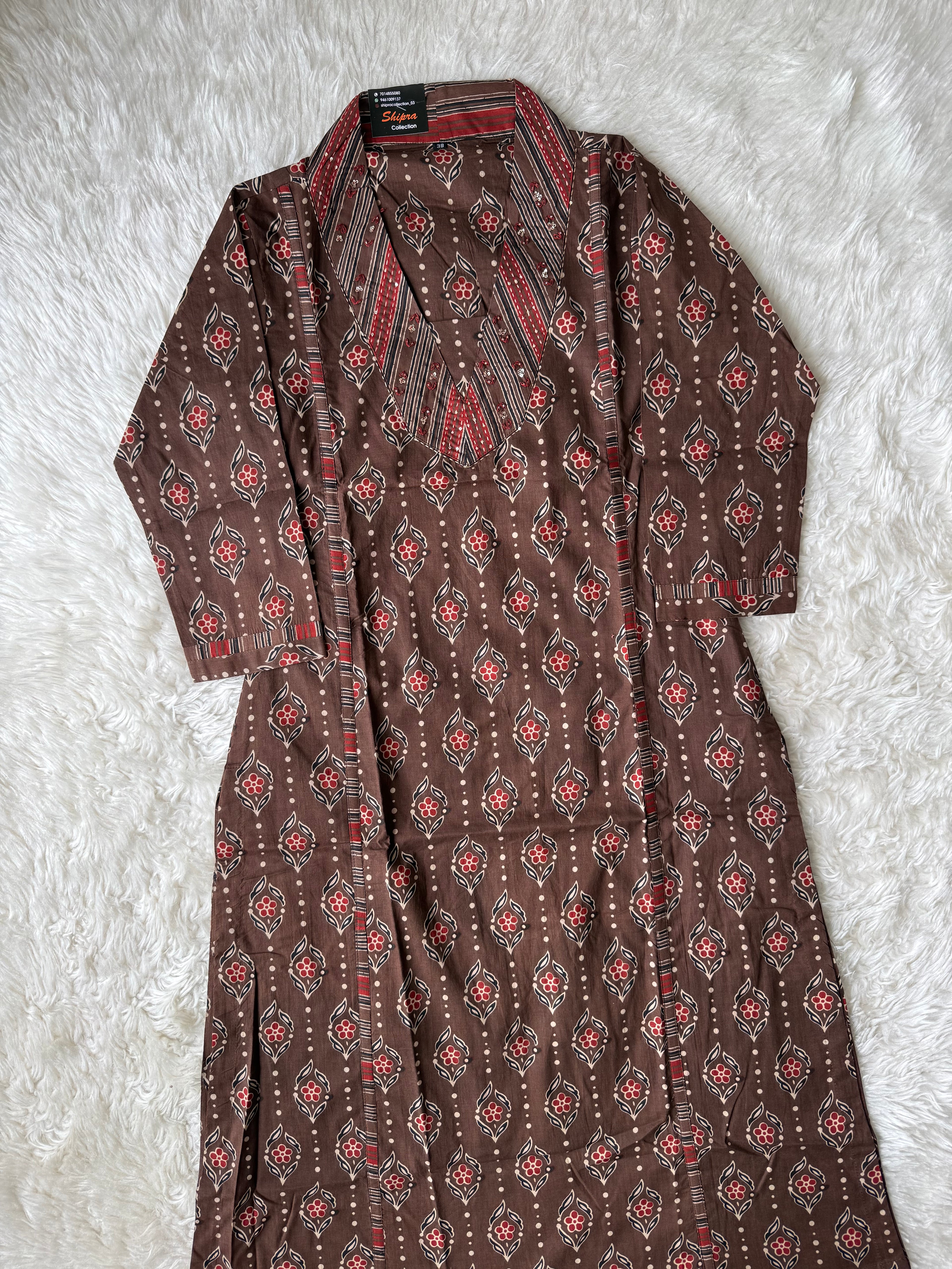 Premium Cotton Kurti Pant Dupatta Set