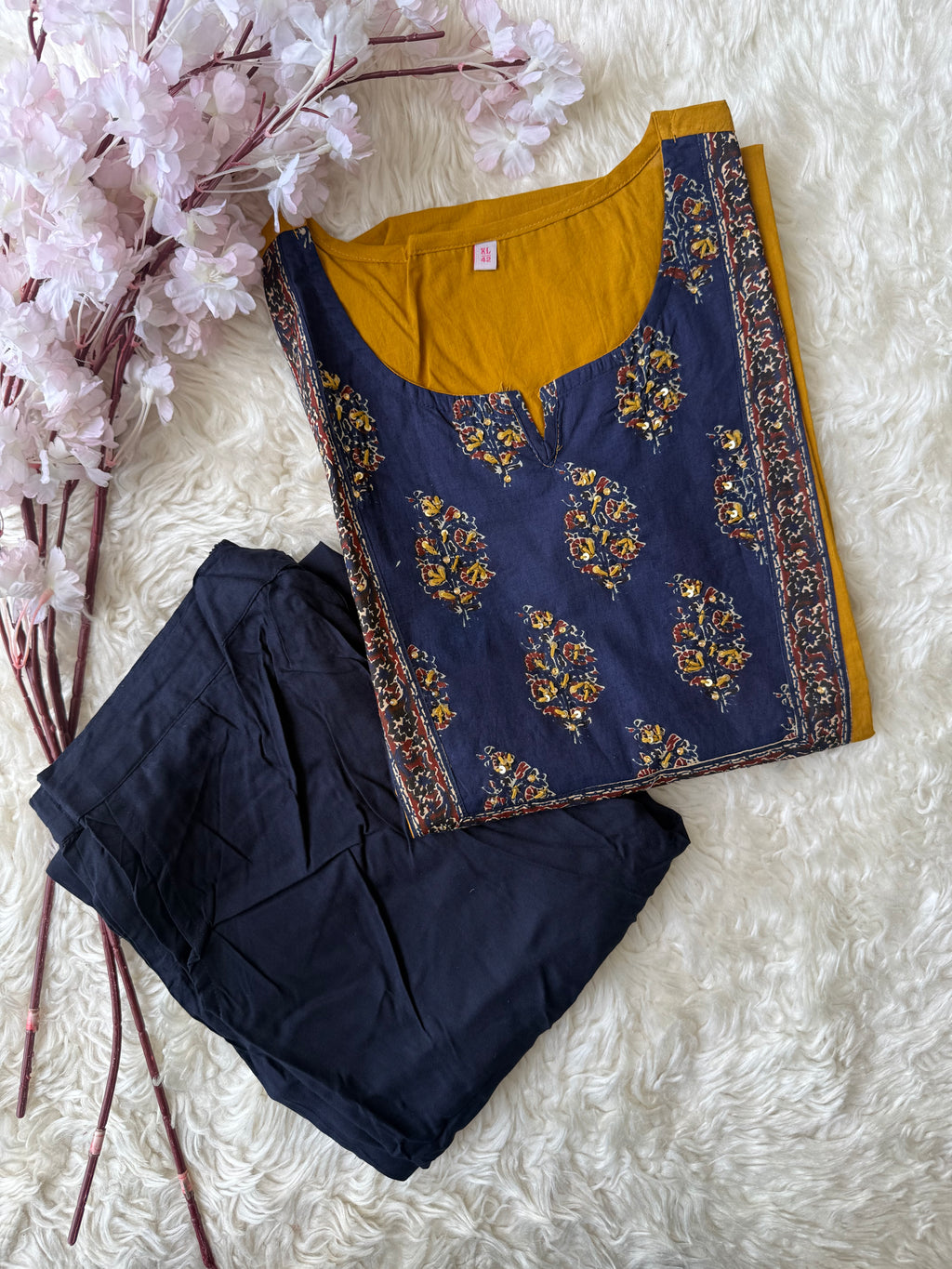 Premium Cotton Kurti Pant Set