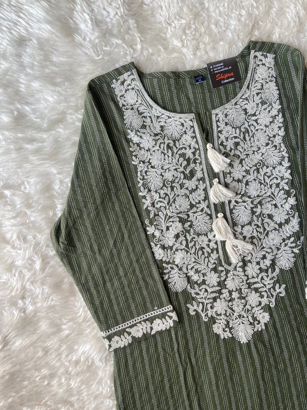 Premium Cotton Kurti Pant Dupatta Set
