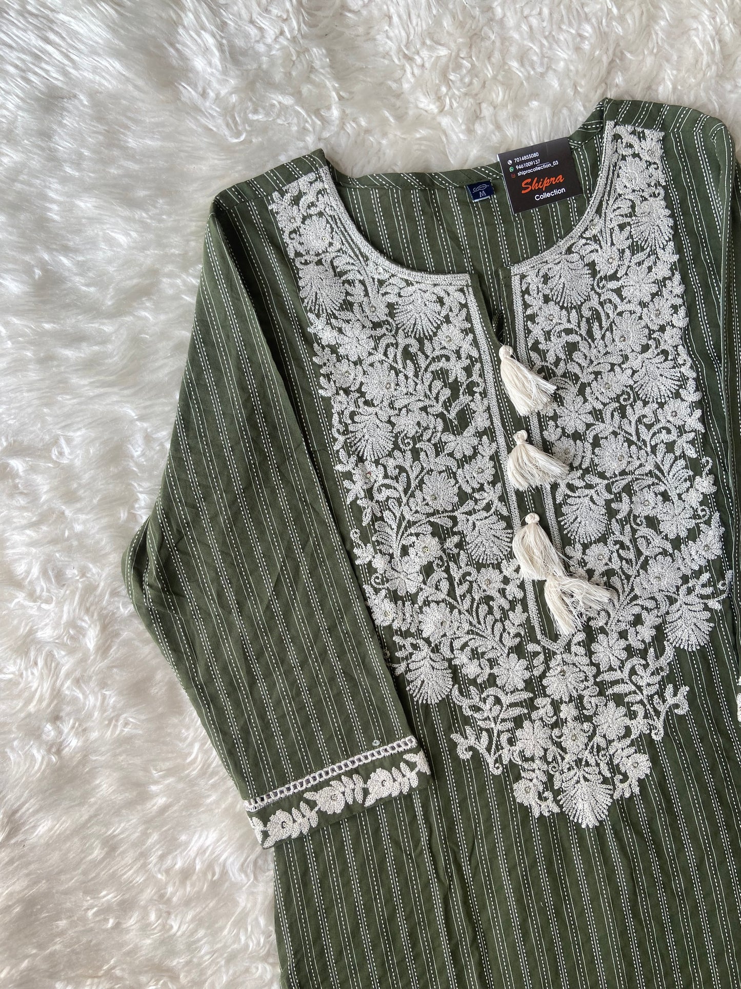 Premium Cotton Kurti Pant Dupatta Set