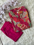 Premium Cotton Sleeveless Kurti Pant Set