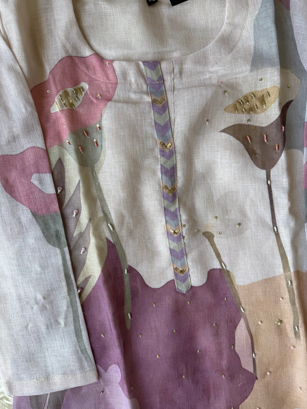 Linen Kurti Pant Dupatta Set