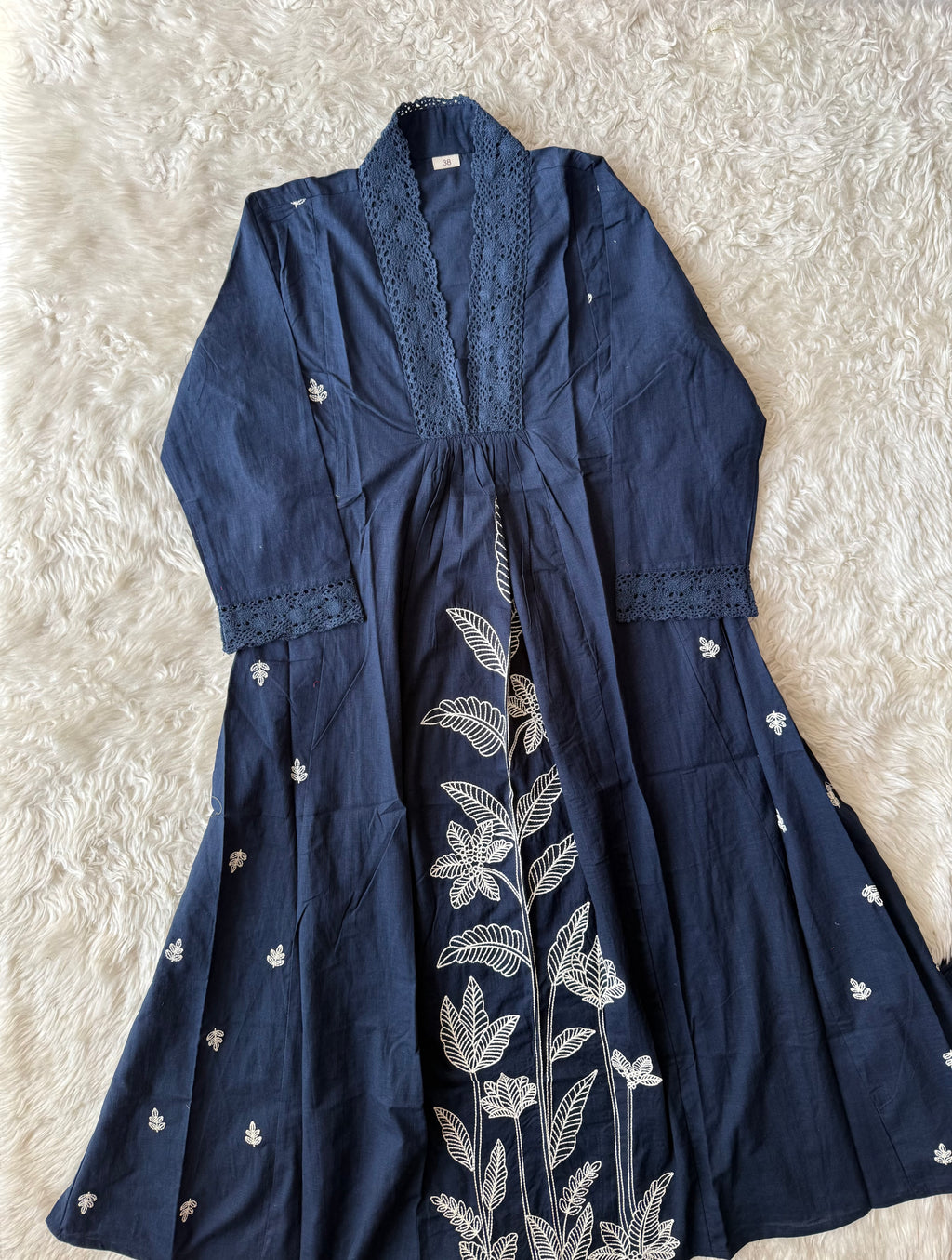 Khadi Cotton Kurti Pant Set