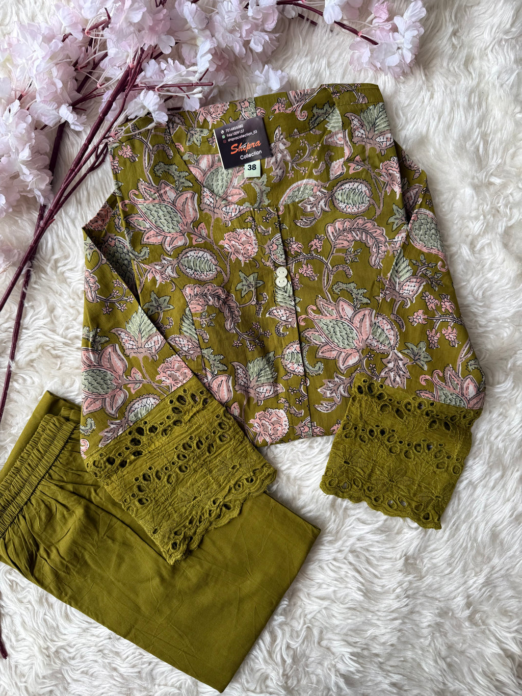 Pure Cotton Kurti Pant Set