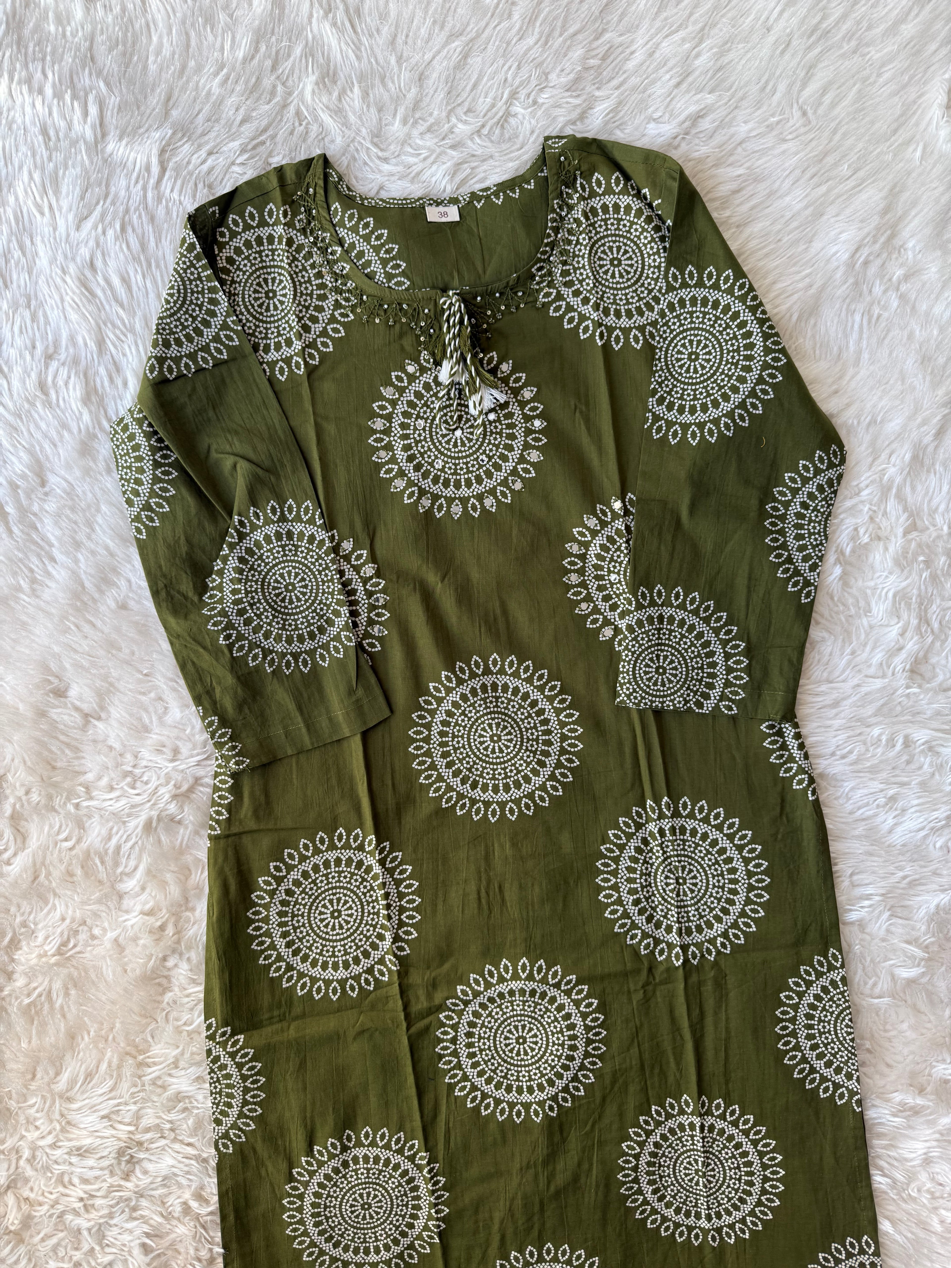 Premium Cotton Kurti Plazo Pant Set