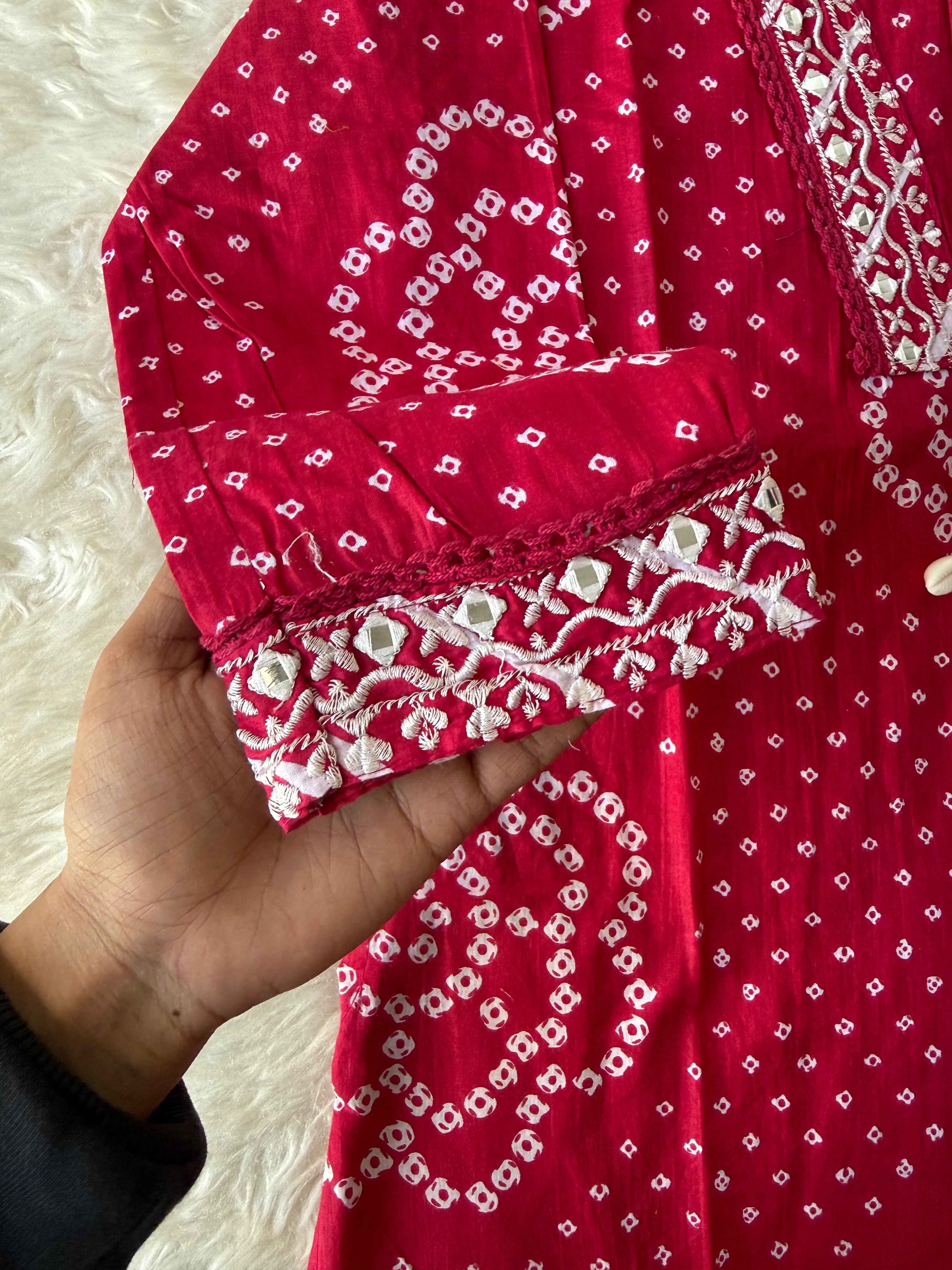 Budget Friendly Kurti Pant Dupatta Set