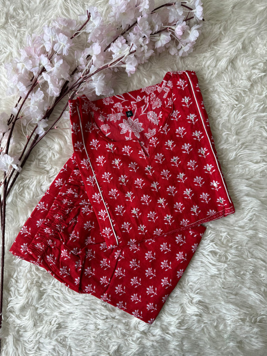 Pure Cotton Kurti Pant Set