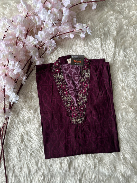 Pure Muslin Silk kurti