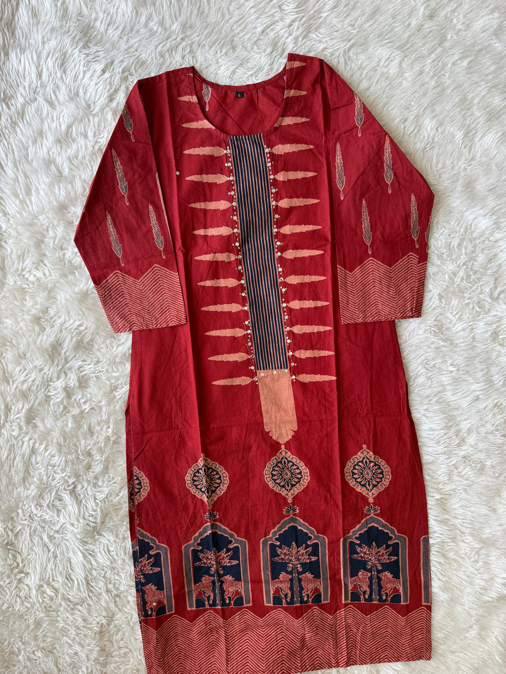 Budget Friendly Kurti Pant Dupatta Set